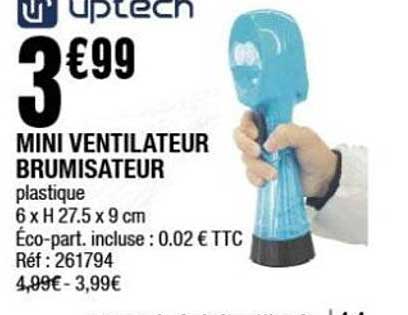 MINI VENTILATEUR BRUMISATEUR