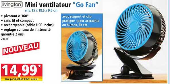 Mini ventilateur "Go Fan"
