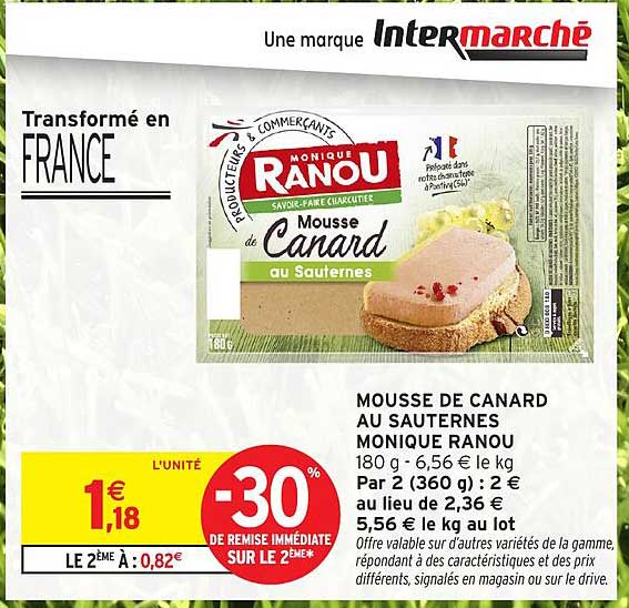 MOUSSE DE CANARD AU SAUTERNES MONIQUE RANOU