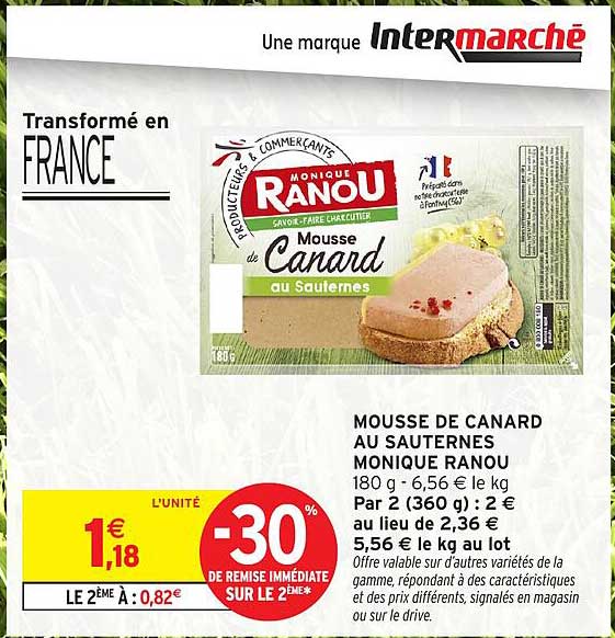 MOUSSE DE CANARD AU SAUTERNES MONIQUE RANOU
