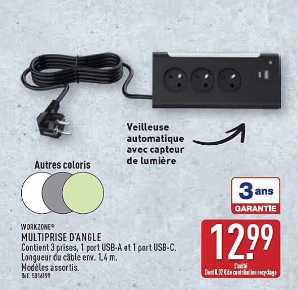 MULTIPRISE D'ANGLE