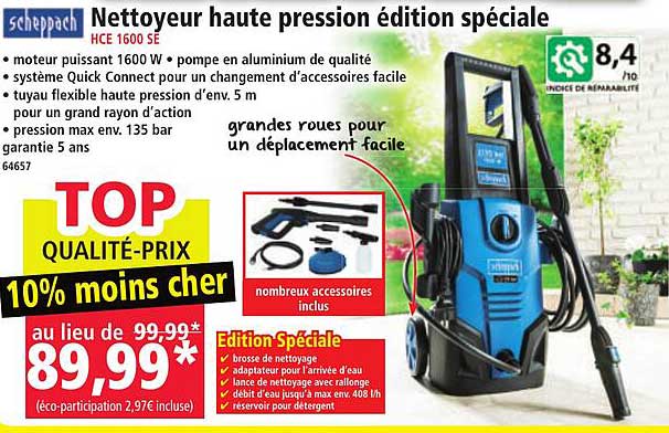 Nettoyeur haute pression édition spéciale