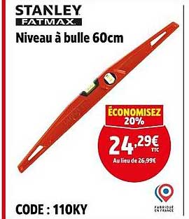 Niveau à bulle 60cm