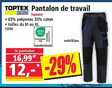 Pantalon de travail homme