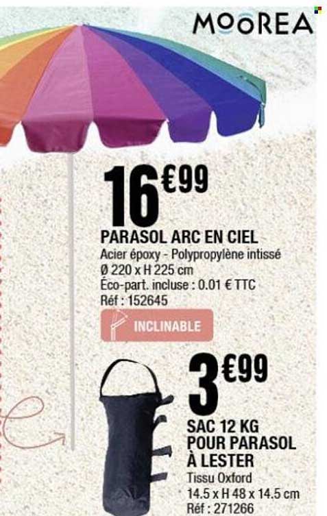 PARASOL ARC EN CIEL
