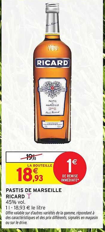PASTIS DE MARSEILLE RICARD