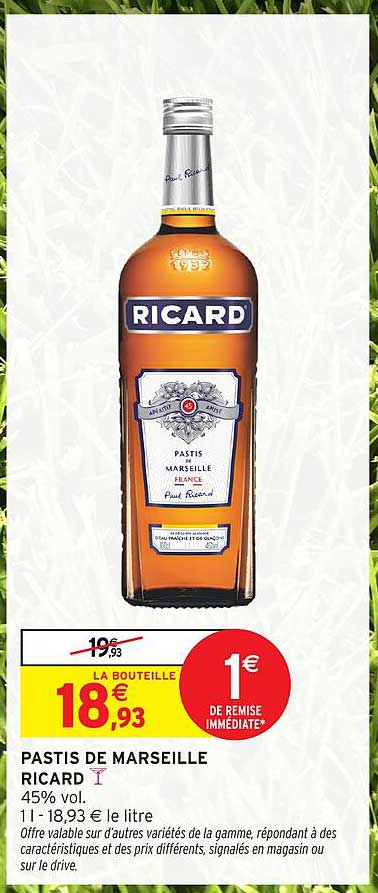 PASTIS DE MARSEILLE RICARD