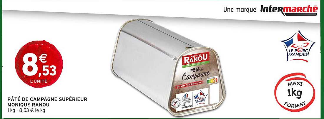 PÂTÉ DE CAMPAGNE SUPÉRIEUR MONIQUE RANOU