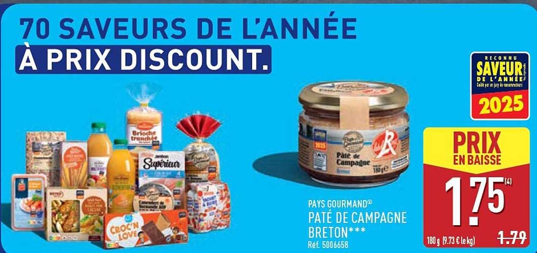 PATÉ GOURMAND® PATÉ DE CAMPAGNE BRETON***