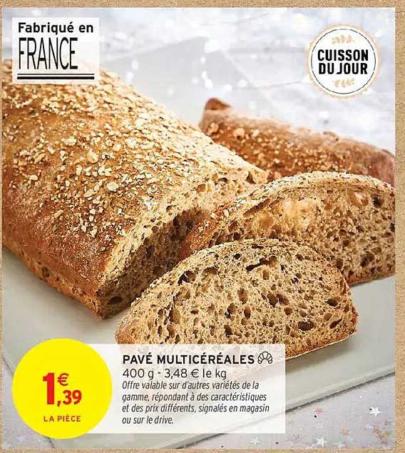 PAVÉ MULTICÉRÉALES