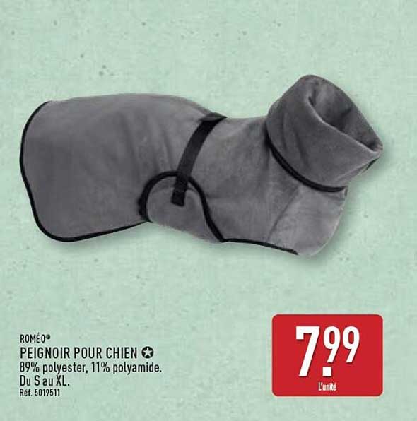 PEIGNOIR POUR CHIEN