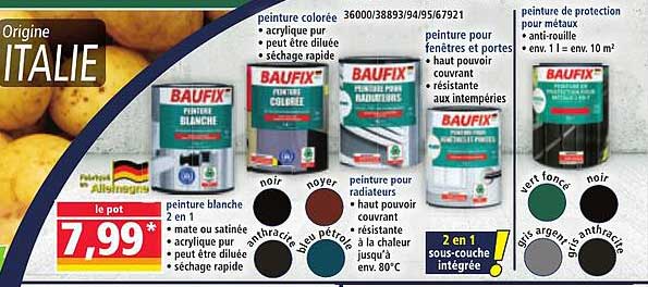 Peinture blanche 2 en 1