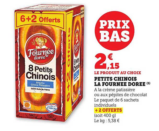 PETITS CHINOIS LA FOURNÉE DORÉE