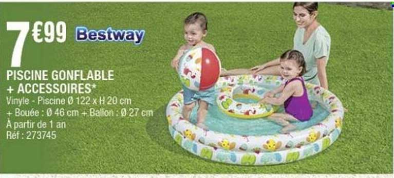 PISCINE GONFLABLE + ACCESSOIRES*