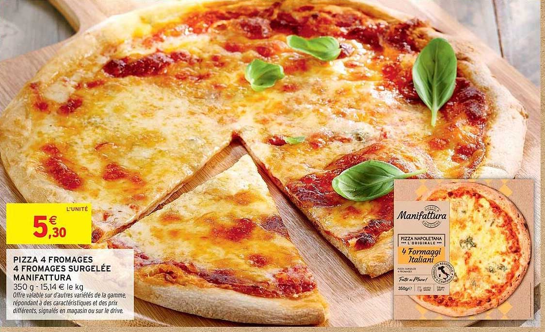 PIZZA 4 FROMAGES SURGELÉE MANIFATTURA