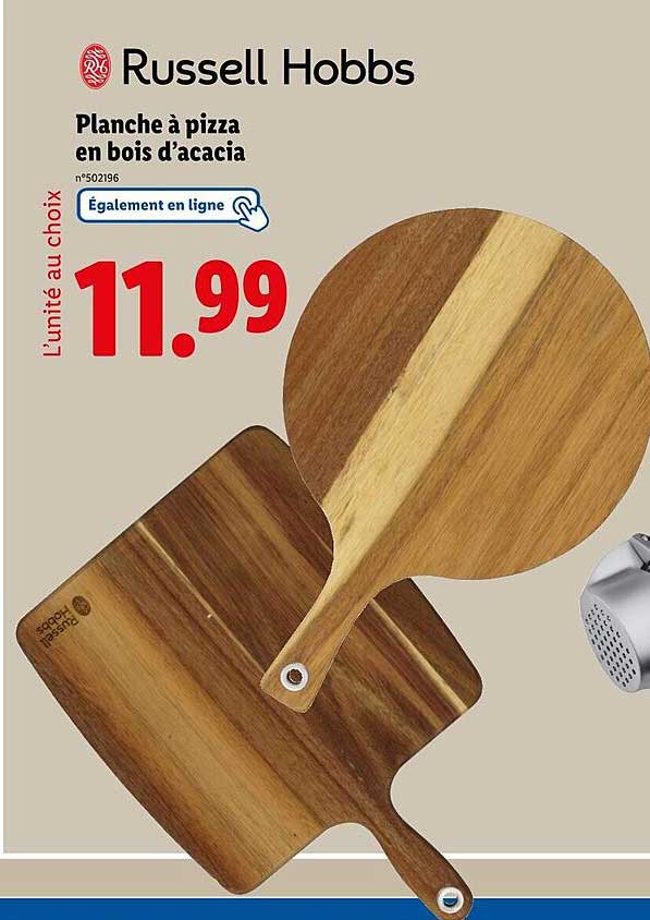 Planche à pizza en bois d’acacia