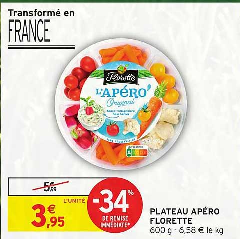 PLATEAU APÉRO FLORETTE
