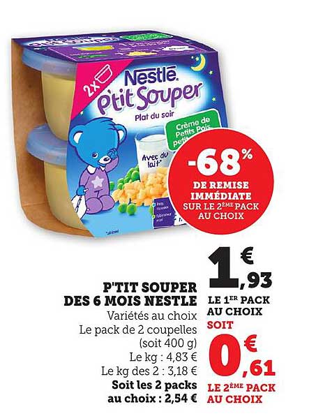 P'TIT SOUPER DES 6 MOIS NESTLÉ