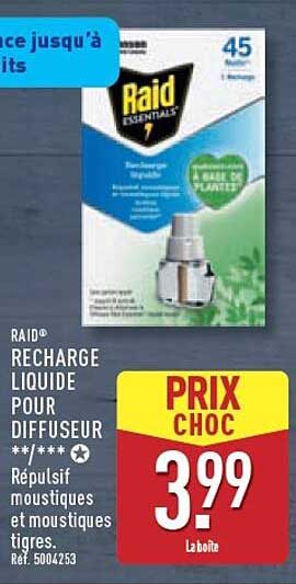 RAID® RECHARGE LIQUIDE POUR DIFFUSEUR