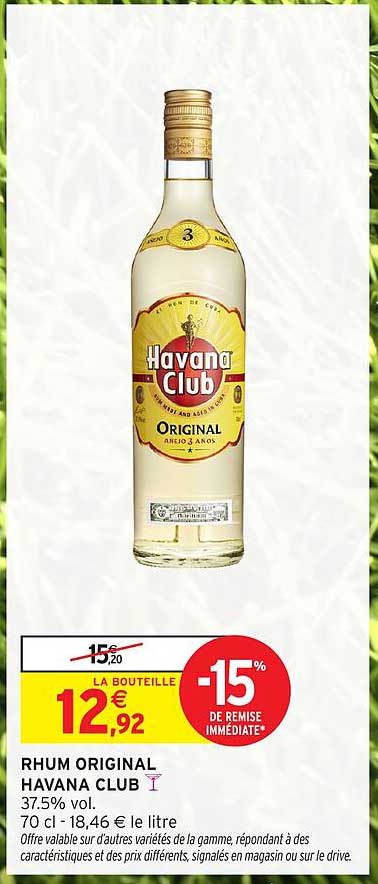 RHUM ORIGINAL HAVANA CLUB