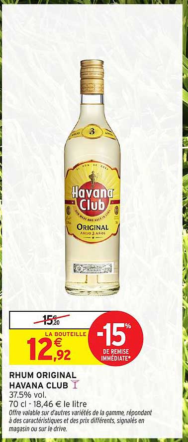 RHUM ORIGINAL HAVANA CLUB