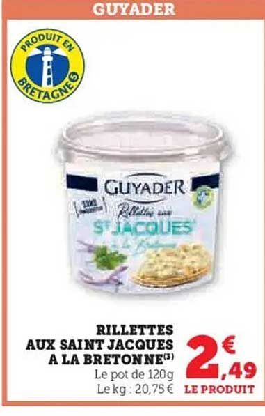 Rillettes aux Saint Jacques à la Bretonne