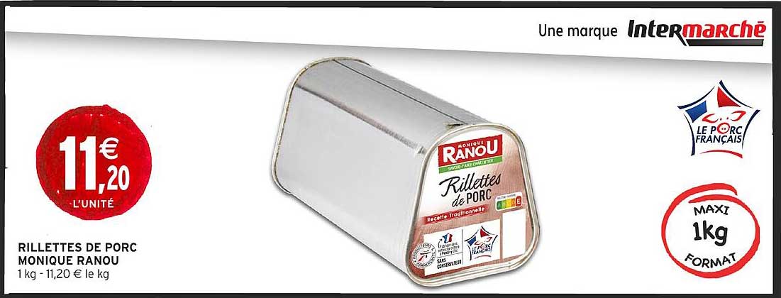 RILLETTES DE PORC MONIQUE RANOU