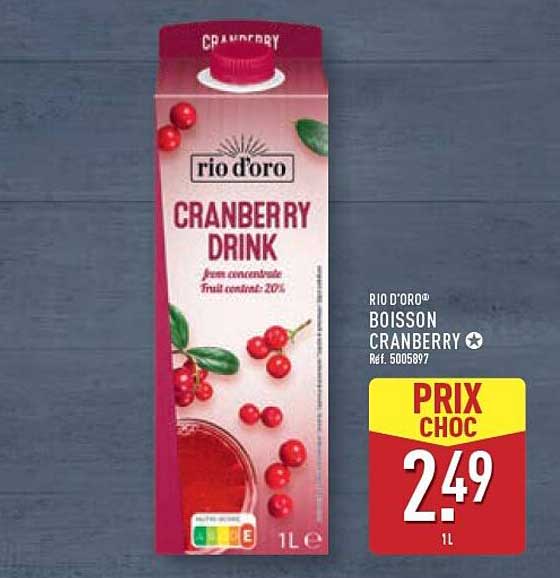 RIO D'ORO® BOISSON CRANBERRY
