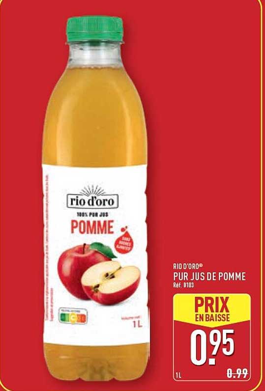 RIO D'ORO® PUR JUS DE POMME