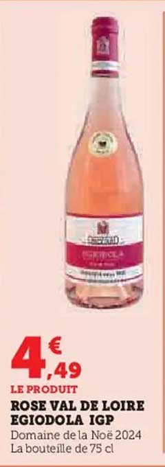 ROSE VAL DE LOIRE EGIODOLA IGP