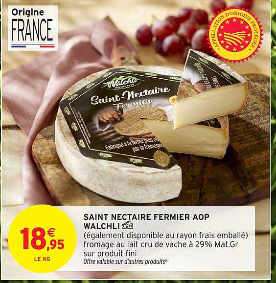 SAINT NECTAIRE FERMIER AOP WALCHLI