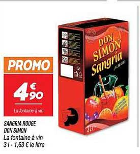 SANGRIA ROUGE DON SIMON