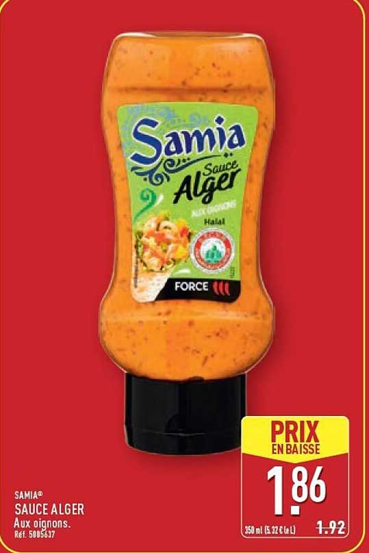 SAUCE ALGER AUX OIGNONS