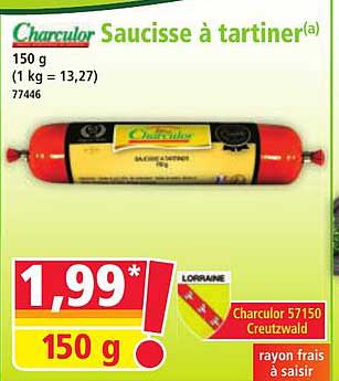 Saucisse à tartiner Charcutel