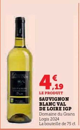 SAUVIGNON BLANC VAL DE LOIRE IGP