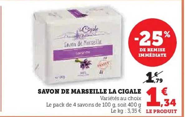 SAVON DE MARSEILLE LA CIGALE
