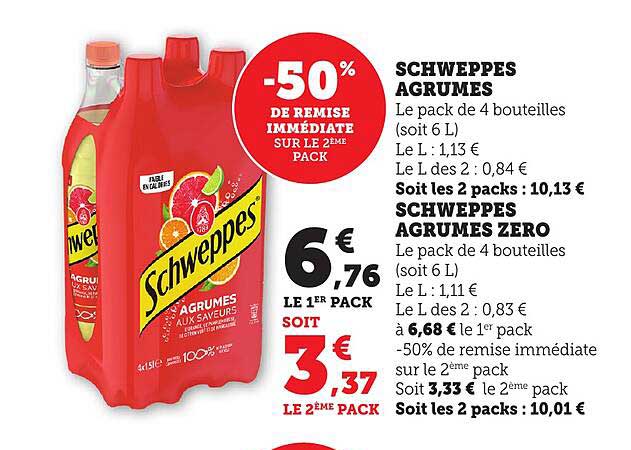 SCHWEPPES AGRUMES