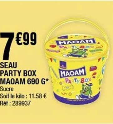 SEAU PARTY BOX MAOAM 690 G*