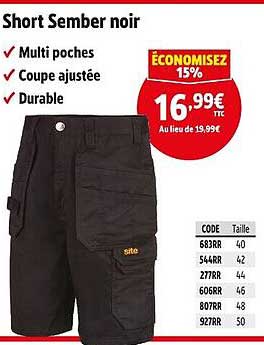 Short Sember noir