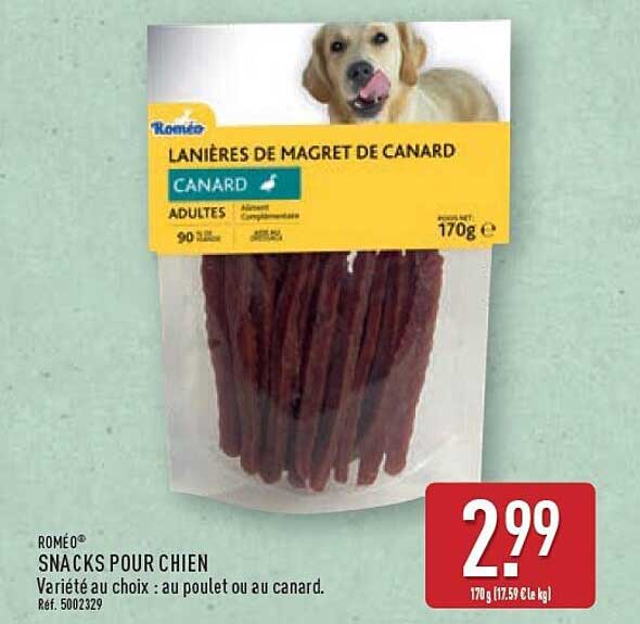 SNACKS POUR CHIEN