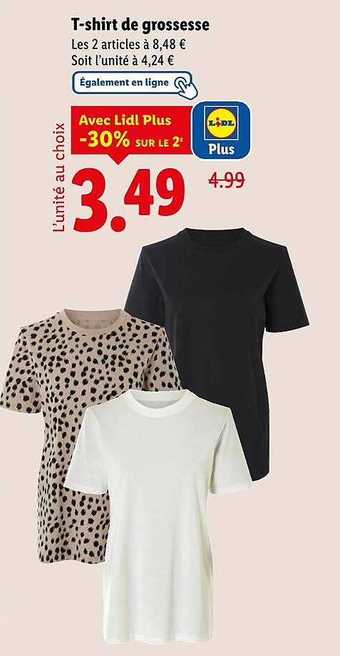 T-shirt de grossesse
