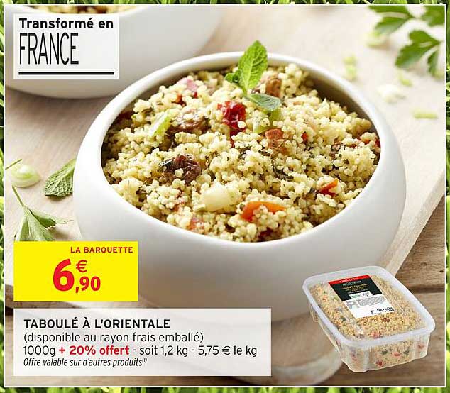 TABOULÉ À L'ORIENTALE