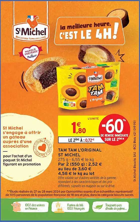 Tam Tam L'Original St Michel