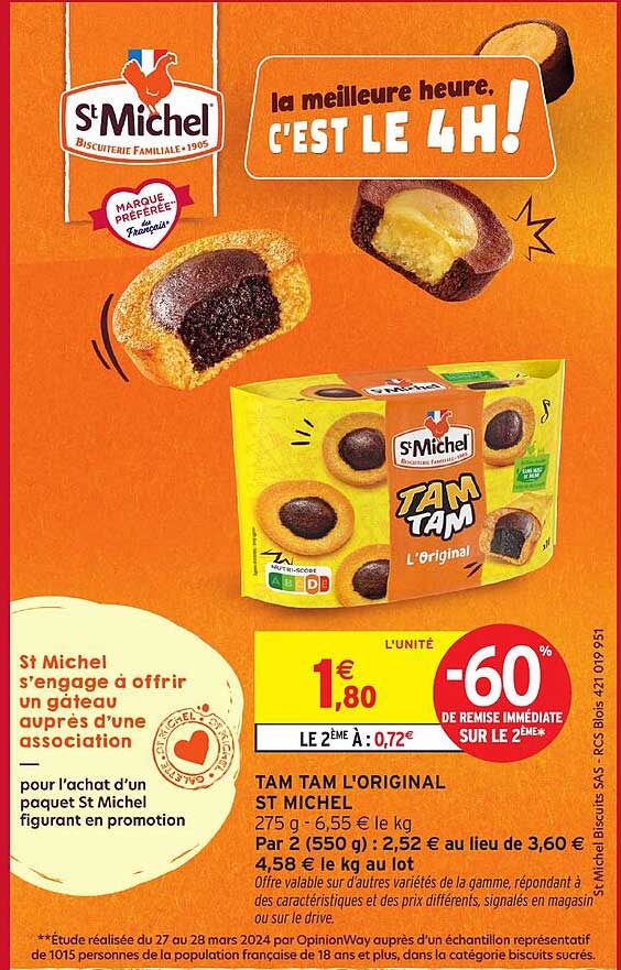 TAM TAM L'ORIGINAL ST MICHEL