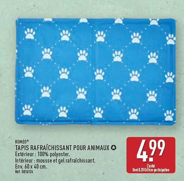 TAPIS RAFAÎCHISSANT POUR ANIMAUX