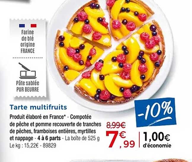 Tarte multifruits