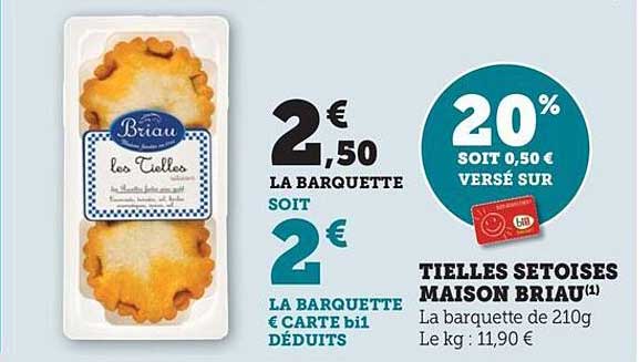 TIELLES SETOISES MAISON BRIAU