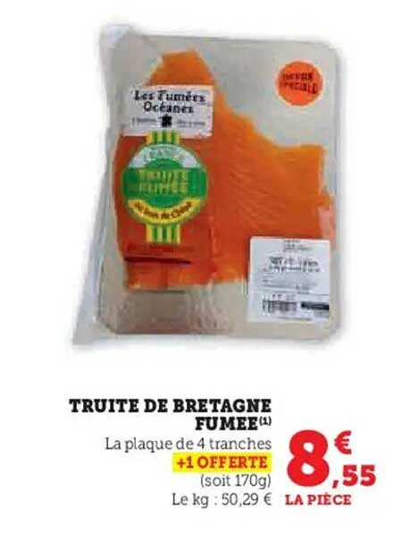 TRUITE DE BRETAGNE FUMEE
