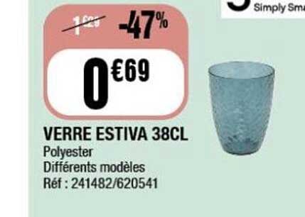VERRE ESTIVA 38CL