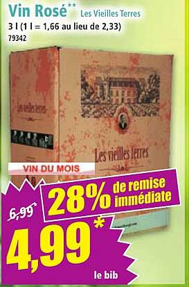 Vin Rosé** Les Vieilles Terres